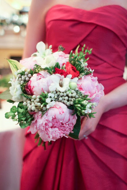 Peony bridal bouquet by Lily Sarah