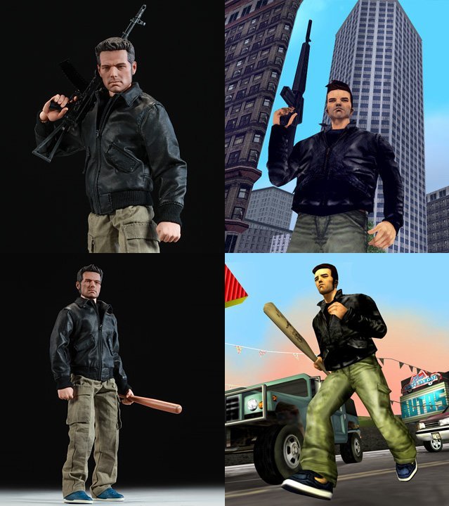 onesixthscalepictures GTAIII Anniversary LimitedEdition Claude Action