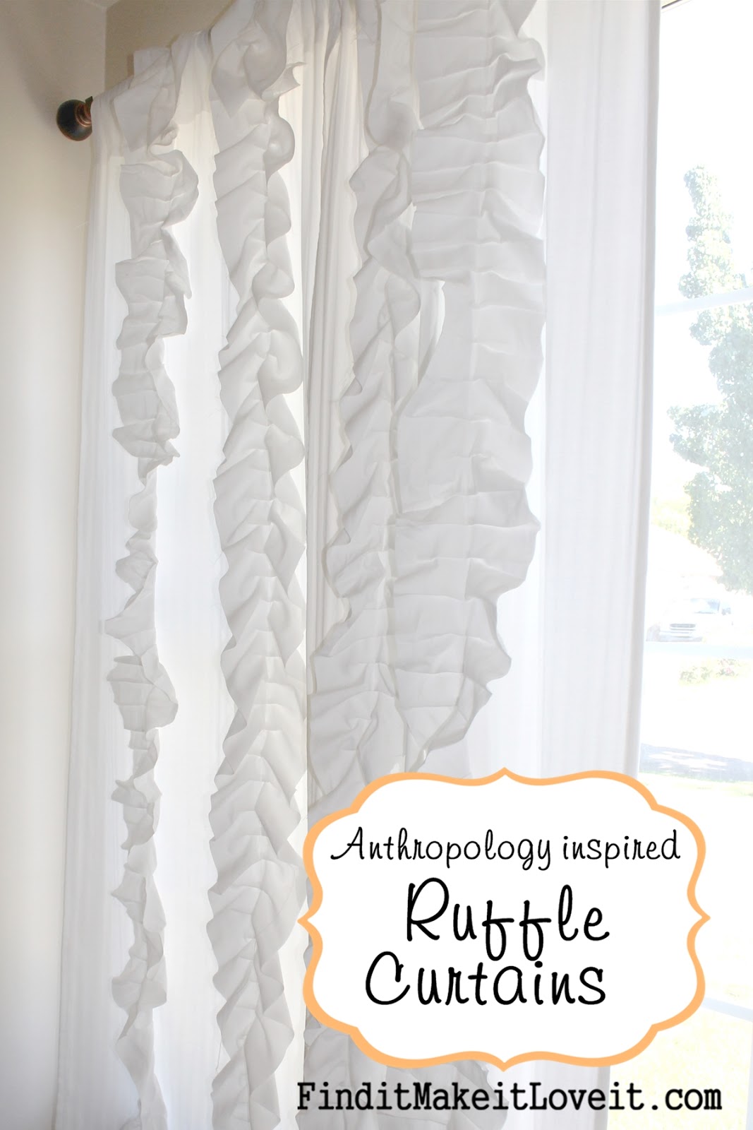 Ruffle Curtains Tutorial Find It Make It Love It