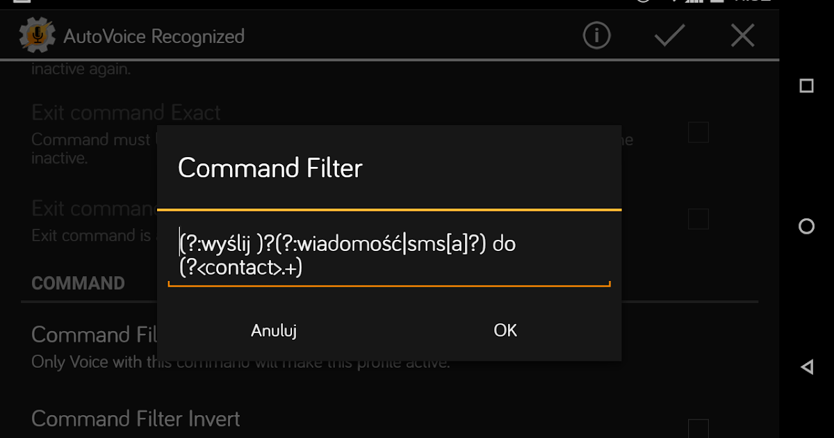 profil głosowe wysyłanie wiadomości sms tasker android profil głosowe wysyłanie wiadomości sms tasker android