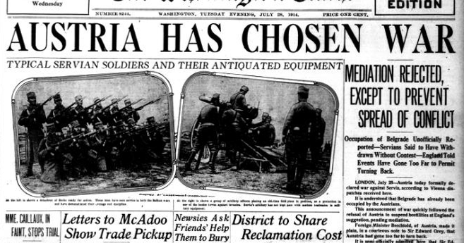 La pequeña historia de un estudiante de Historia Declaración de guerra