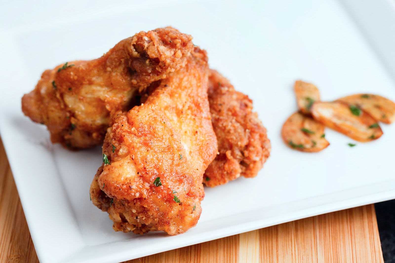 kruizing with kikukat Fried Garlic Chicken