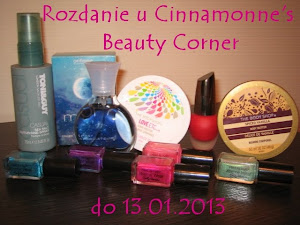 Rozdanie Cinnamonne's Beauty Corner