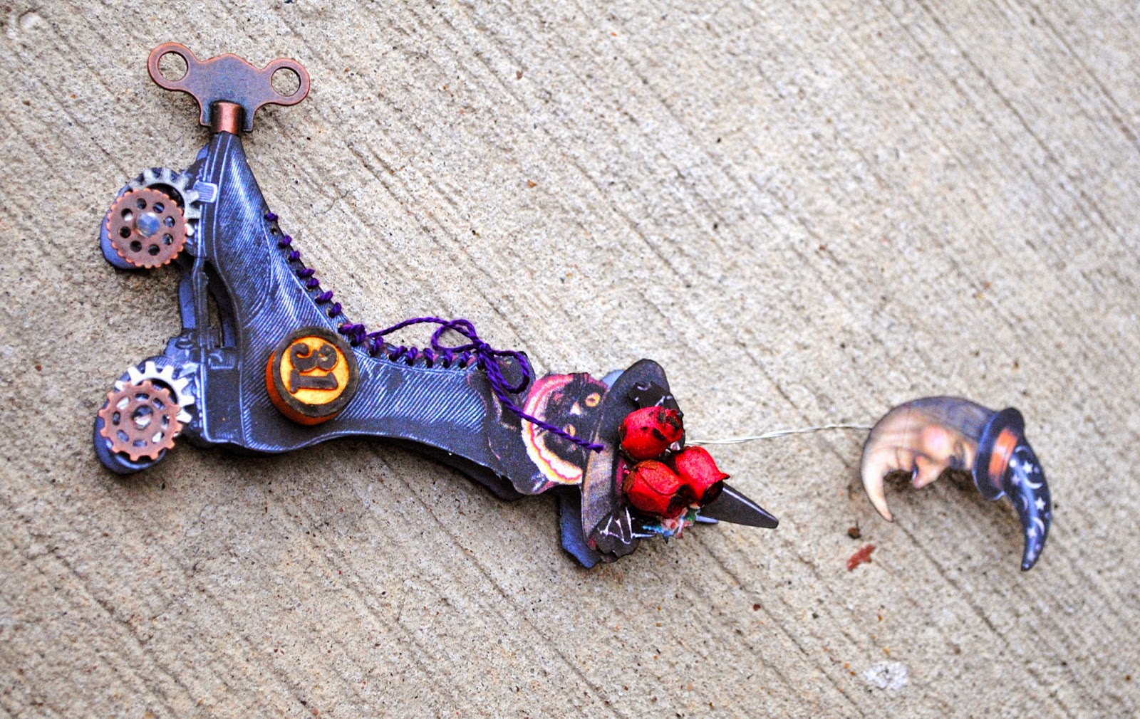 the paper assylum Getting a jump on Halloween decorations