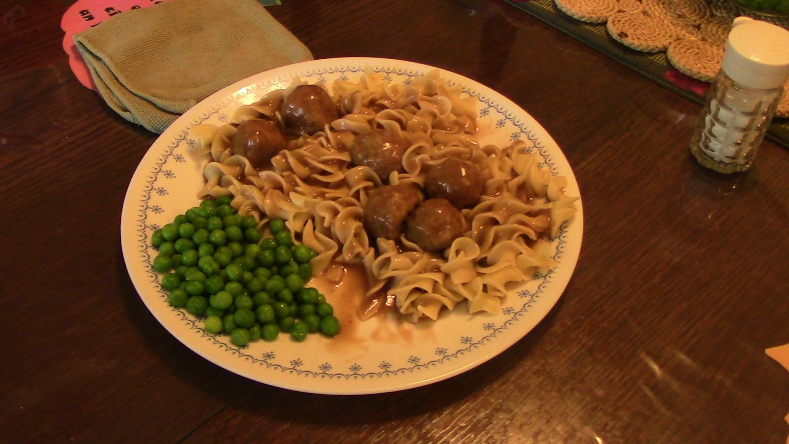 SONset Academy HOME EC Brown Gravy & Meatballs Over Noodles