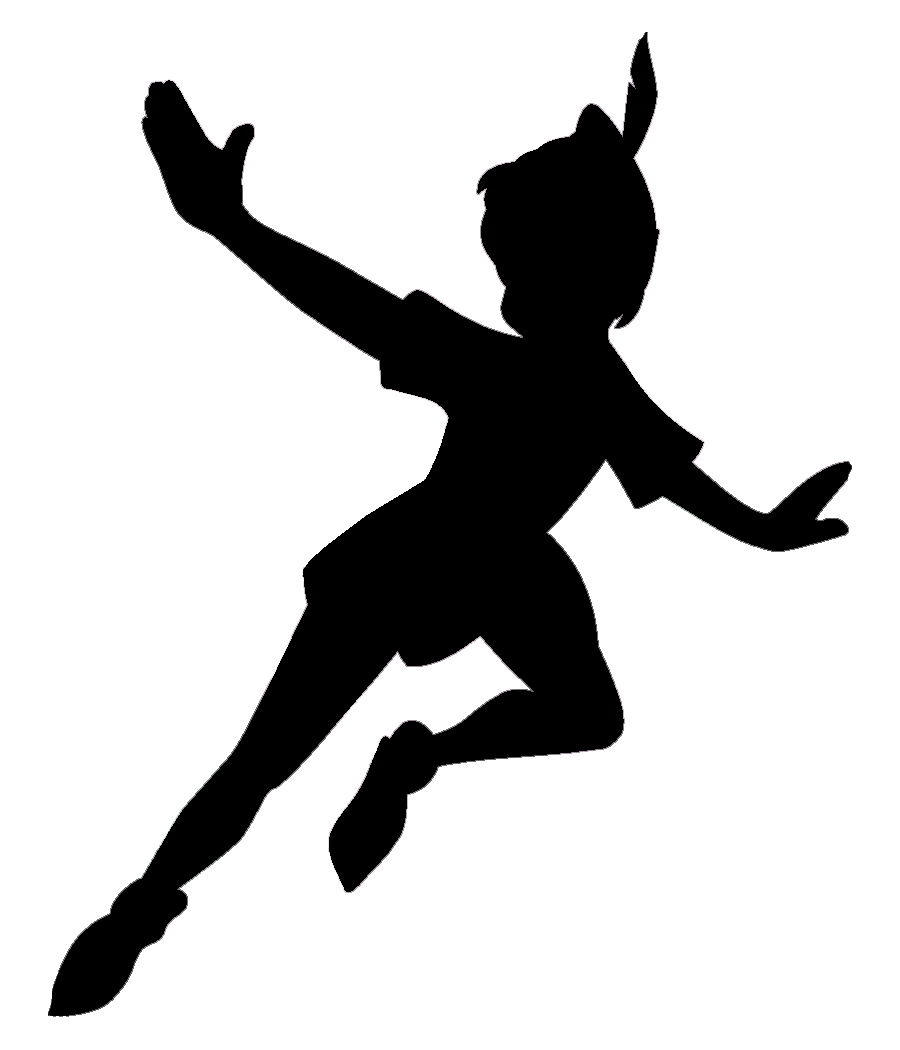 Peter pan silhouette, Peter pan shadow, Peter pan and tinkerbell