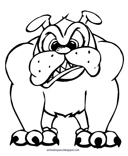 Dibujo Para Colorear De Bulldog Dibujo Para Colorear De Bulldog