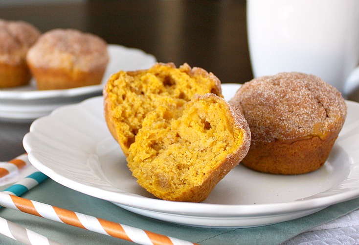 APPLE A DAY Meatless MondayPumpkin Donut Muffins
