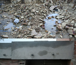 Water from the deluge yesterday Water from the deluge yesterday