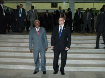 Armando Emilio Guebuza e Jorge Carlos Fonseca Armando Emilio Guebuza e Jorge Carlos Fonseca