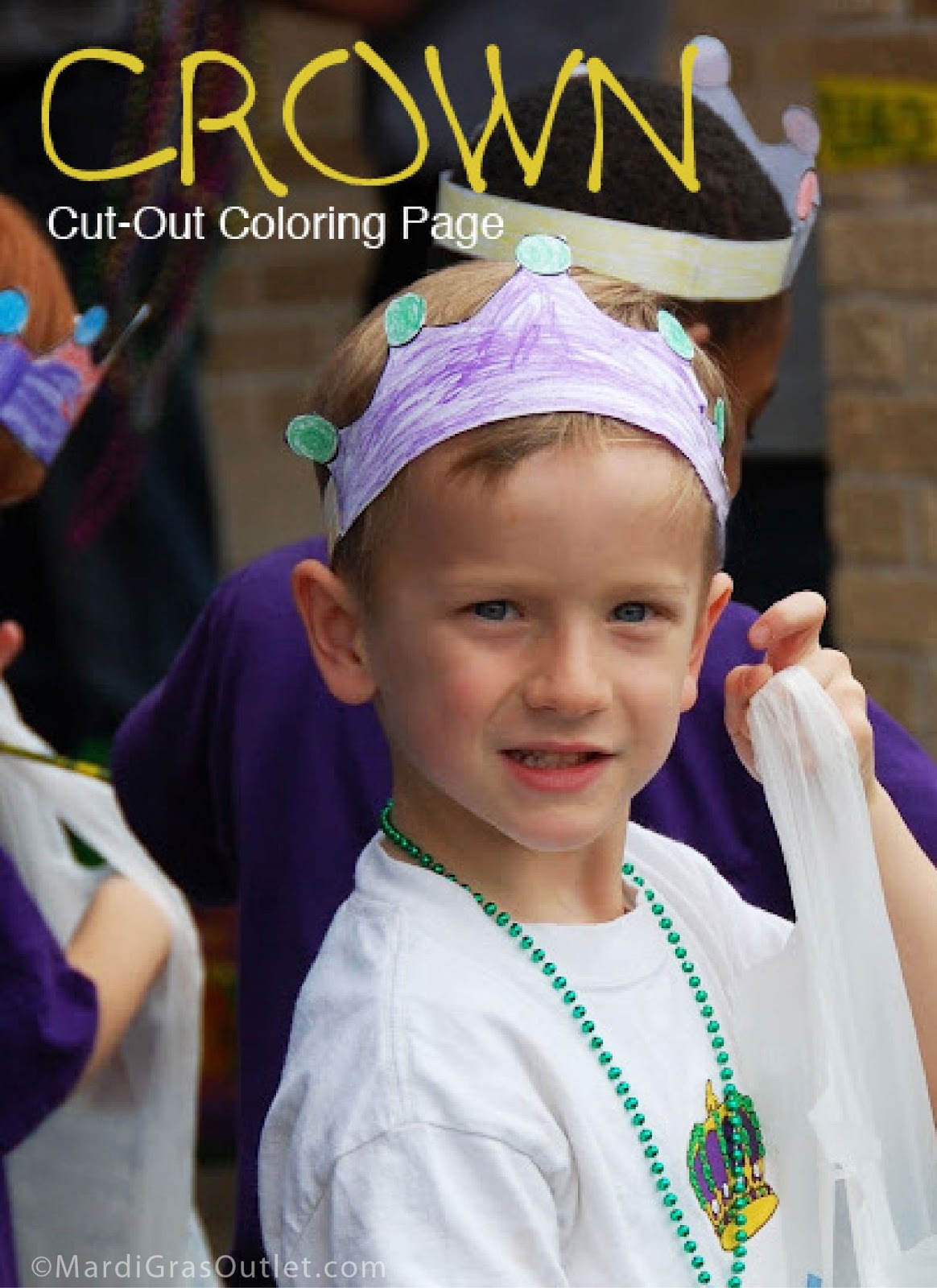 mardi gras crown diy