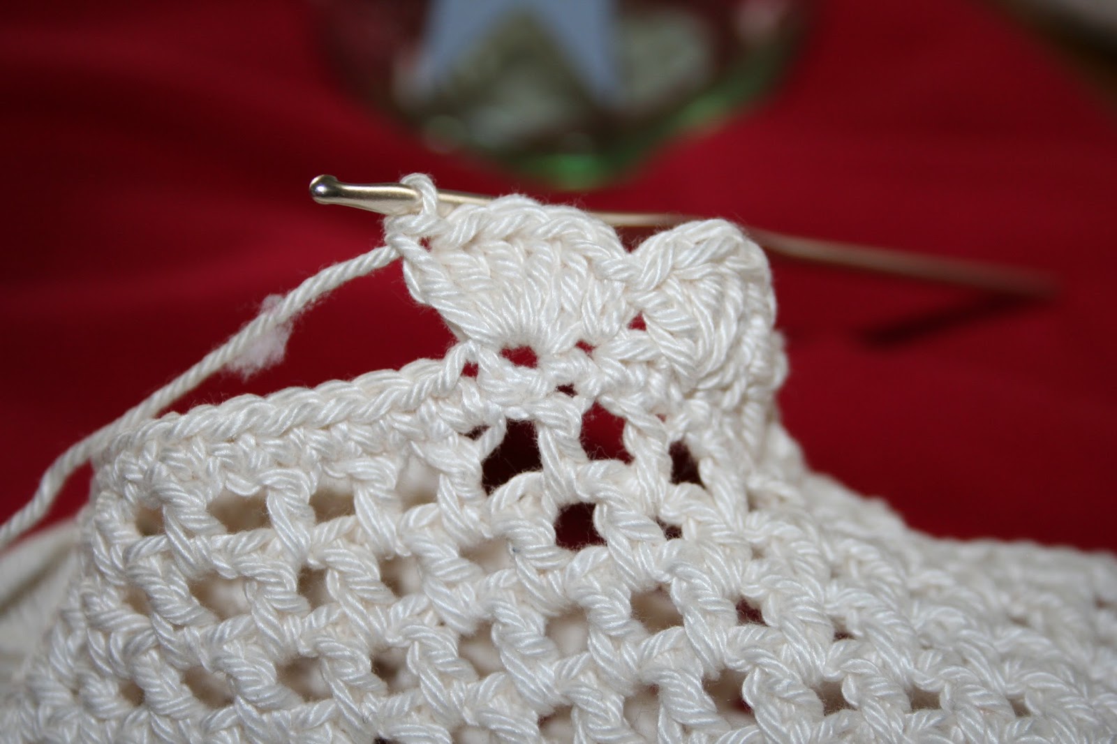 Heklet Kjeleunderlag Mønster