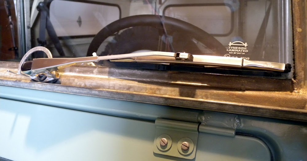 1960 Land Rover Restoration Stainless Windshield Wipers