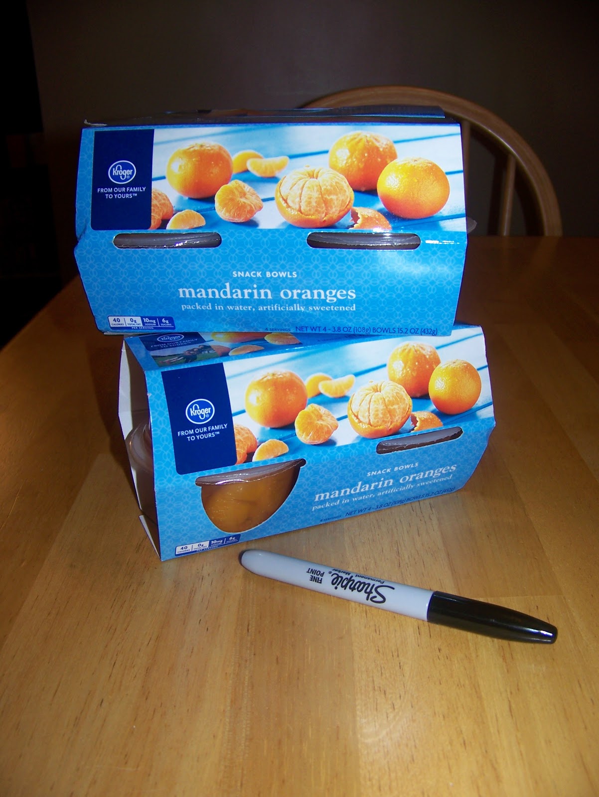 Making Cooley Stuff Fruit Cup Halloween Treats