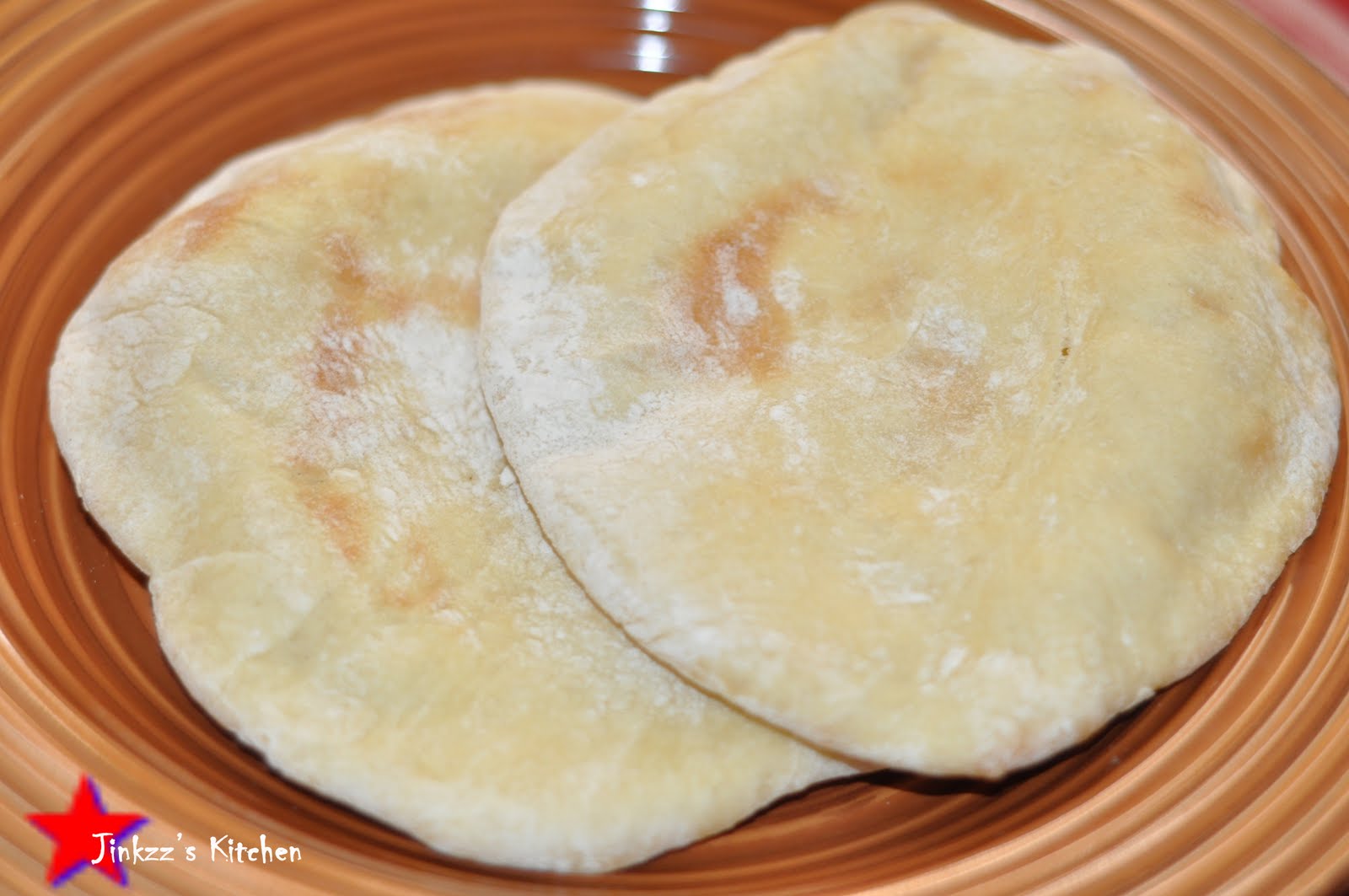 to Jinkzz's Kitchen No Knead Pita Bread