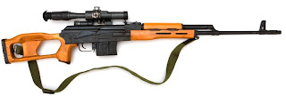 Dragunov SVD sniper rifle