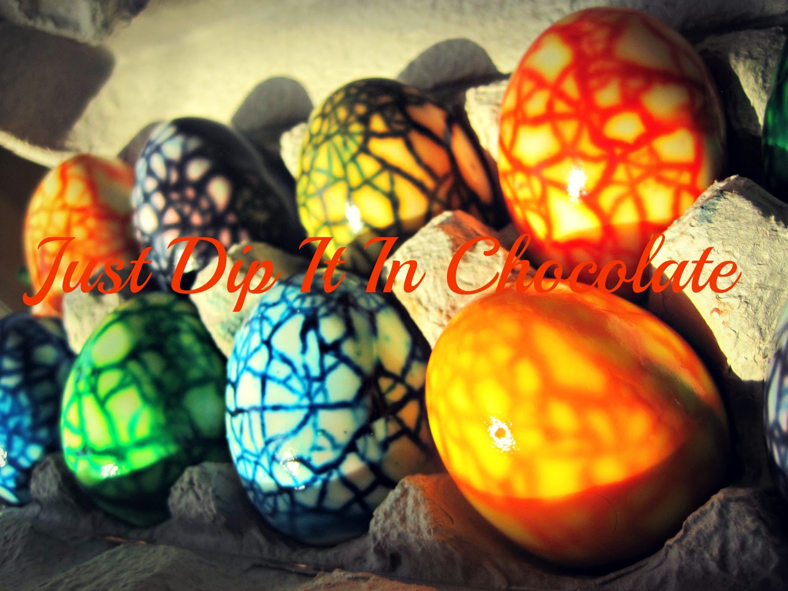 Just Dip It In Chocolate Marbled Deviled Eggs