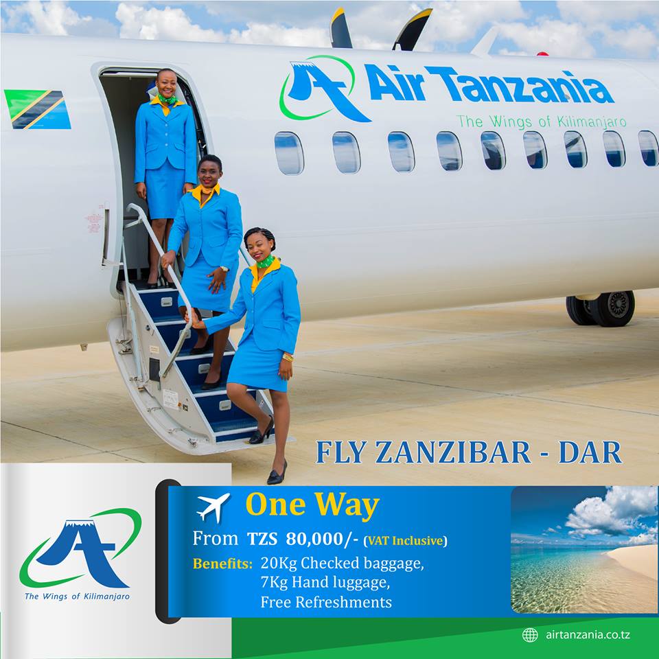 FLY WITH TANZANIA NATIONAL CARRIER, AIR TANZANIA Ukarimu Blog The Perfect Solution for