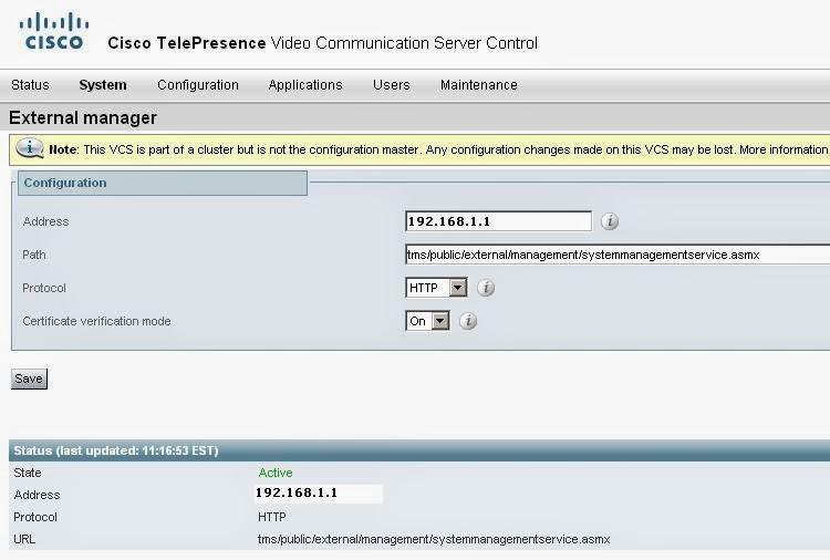 Ciscoshizzle: TMS. A brief overview and how it integrates with VCS