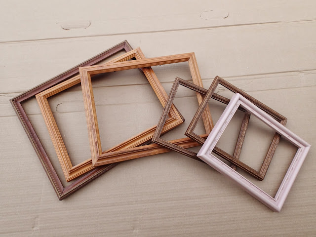 Spray Painting Pictures Frames