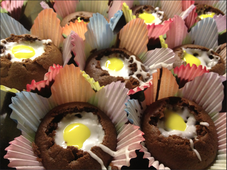 Cakes for Dorothy Creme Egg Muffins.