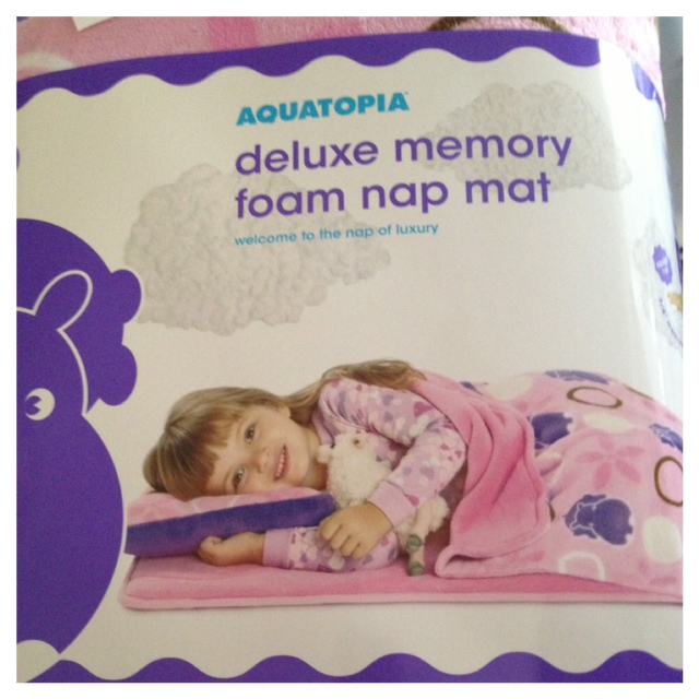 Aquatopia Deluxe Memory Foam Nap Mat Review and Giveaway