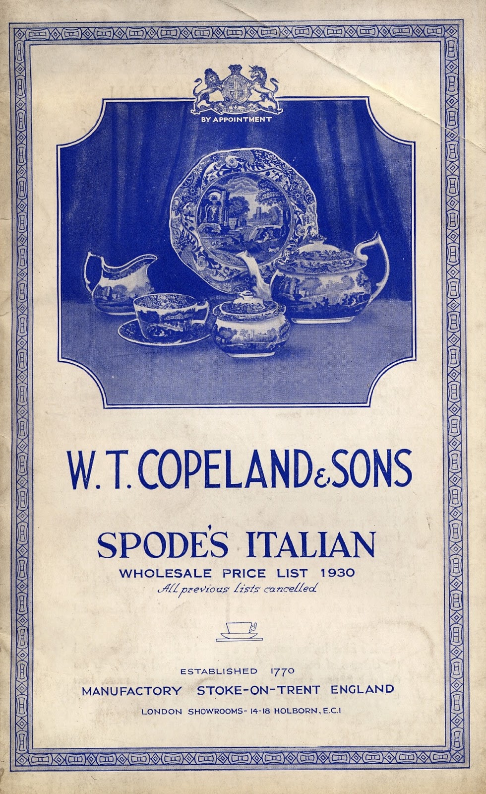 Spode History Spode & Italian
