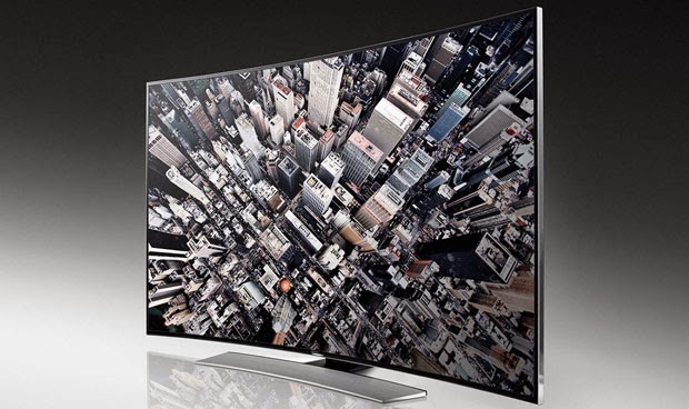 TV layar cekung dari Samsung