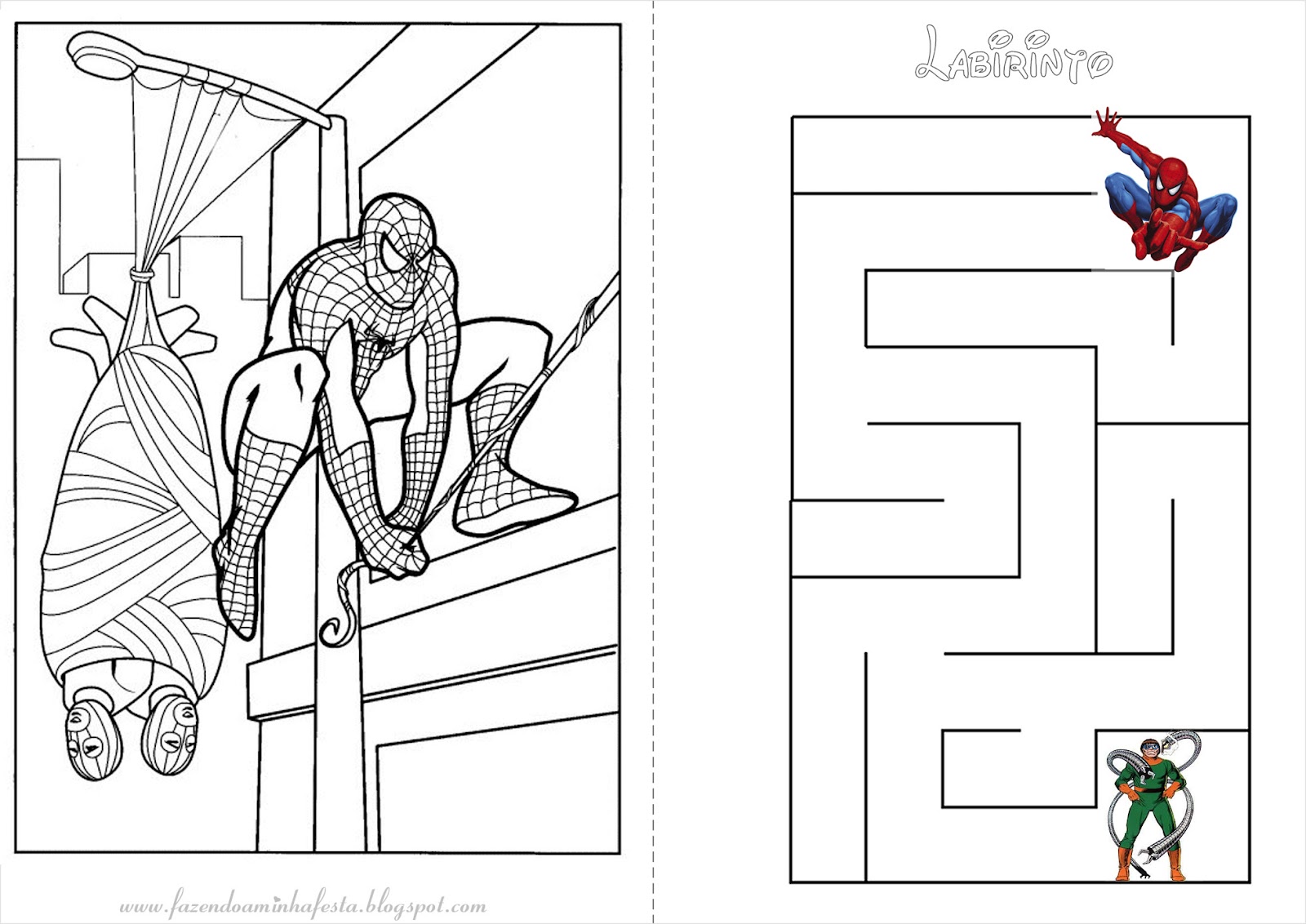 Colorindo o desenho do HOMEM-ARANHA, Como colorir o Homem Aranha, Homem  Aranha para colorir
