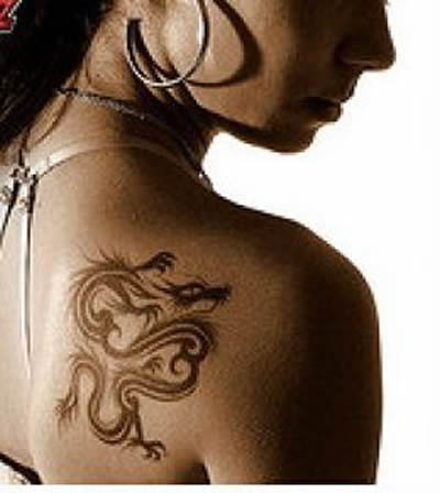 Body Painting Art Gallery and Tattoos Small Dragons Tattoos Design