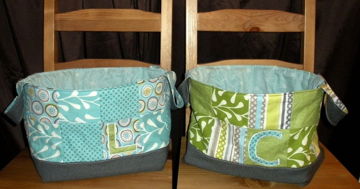 Sisterhood of the Crafty Pants Fabric Easter Baskets