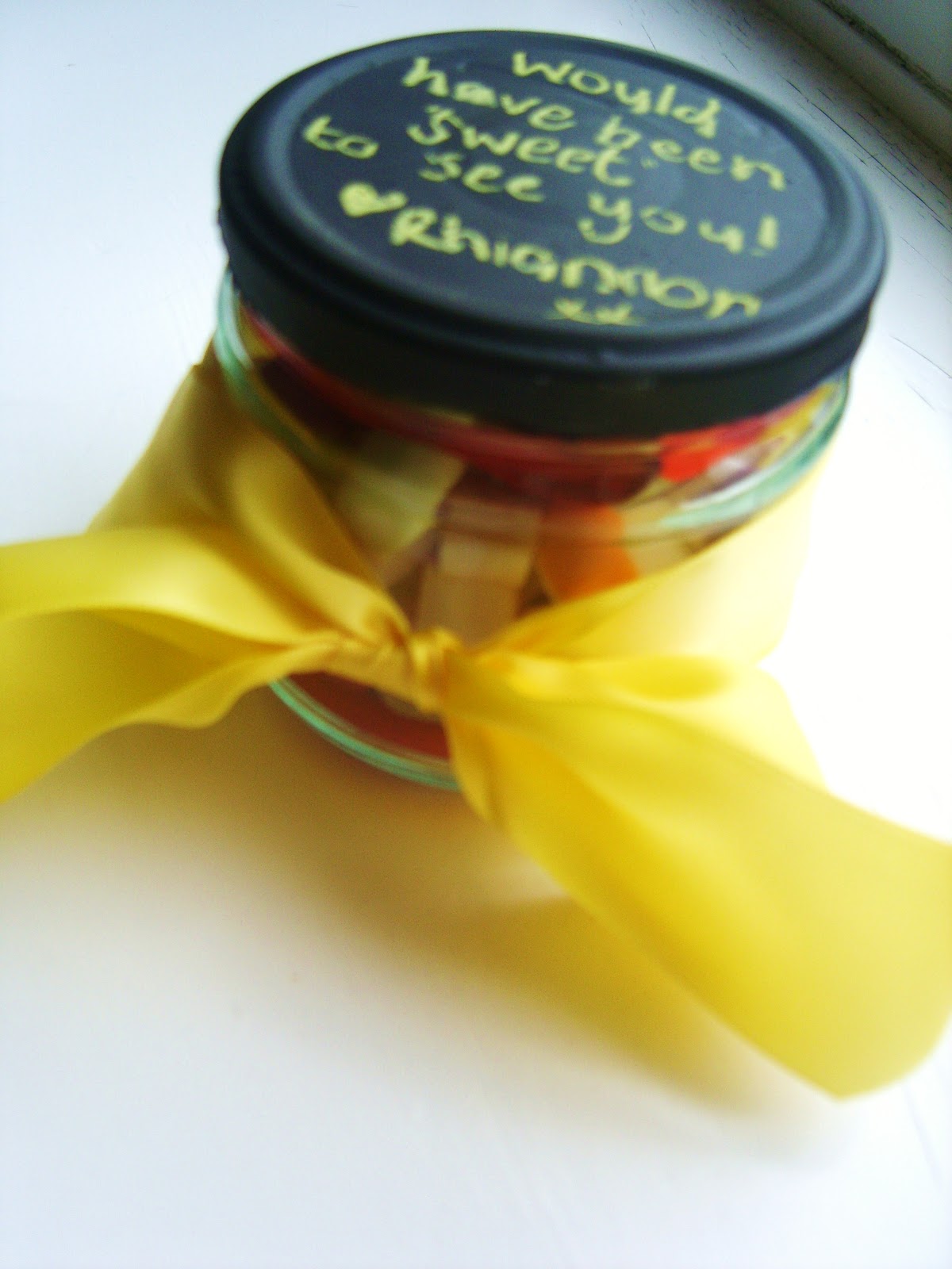 my handcrafted home Chalk Paint Jar Lids (quickie craft)