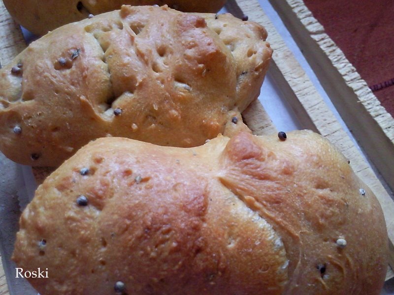 Roskicocina y algo masYus Pan de gluten y maicena con semillas de