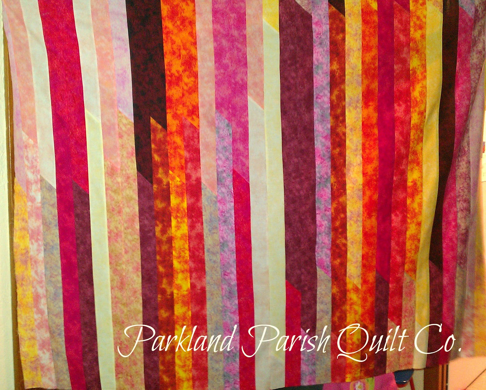 The Parish Piece Jelly Roll Quilt Tutorial...
