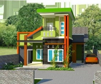 exterior Rumah Minimalis dengan Kombinasi Cat Warna Hijau exterior Rumah Minimalis dengan Kombinasi Cat Warna Hijau