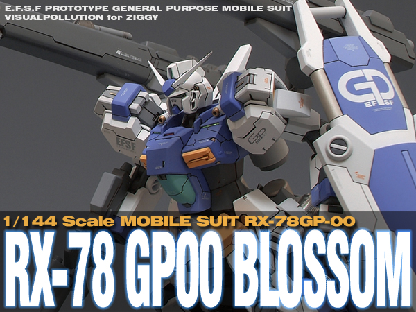 Build And Shoot 1 144 Rx 78 Gp 00 Gundam Blossom