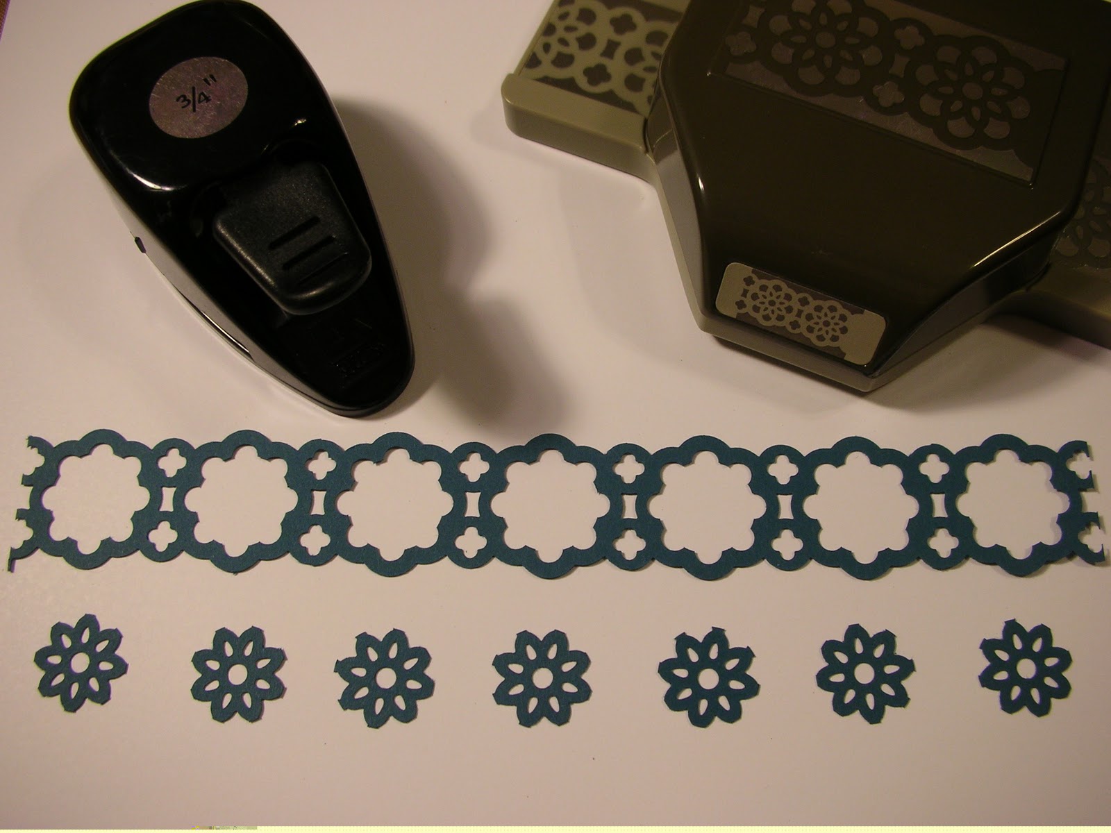Inking It Up With Cathy Stampin' Up!'s Lace Ribbon Border Punch