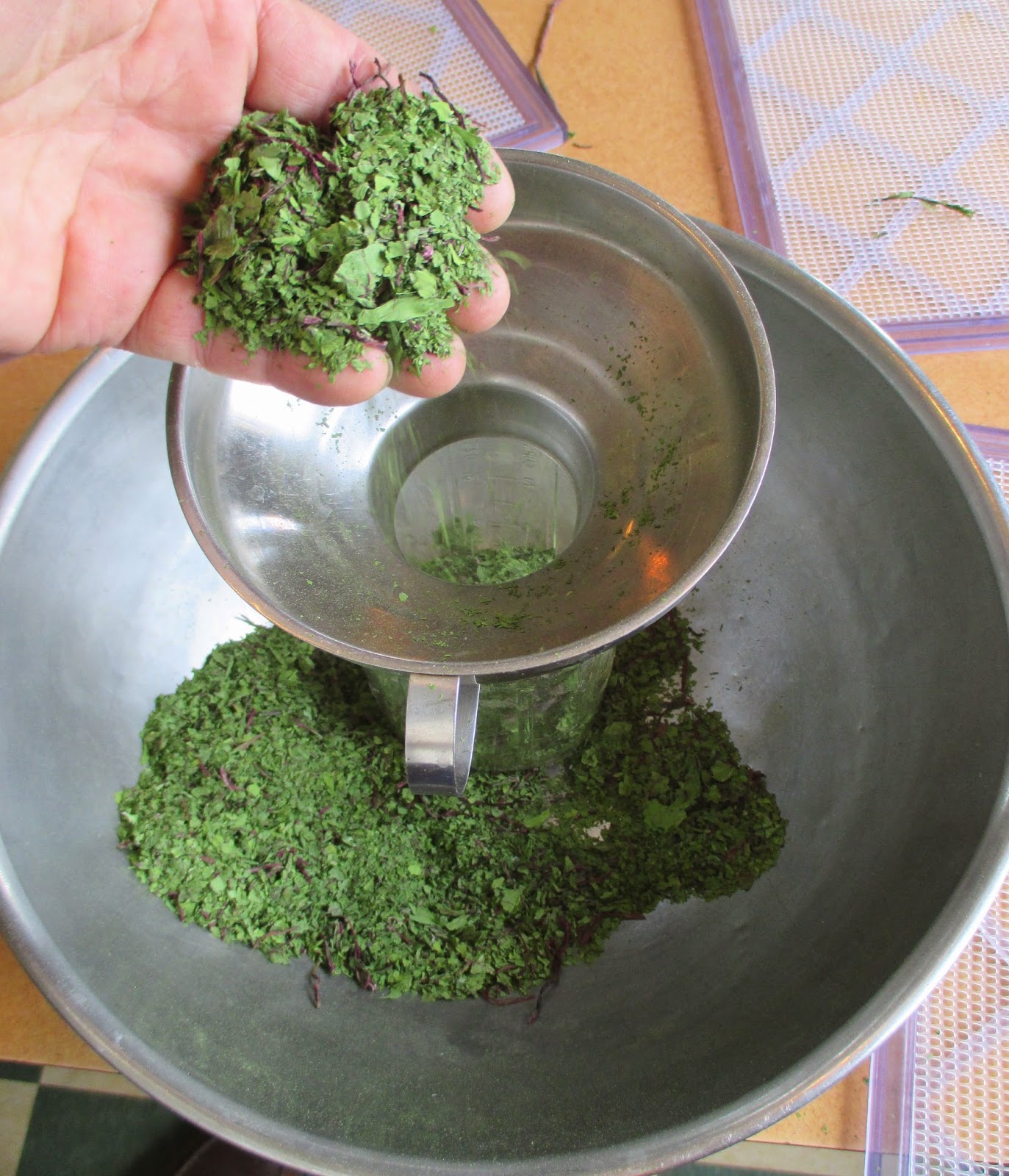 The Deliberate Agrarian Making Dried GreensFor Winter Nutrition