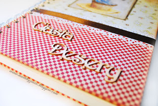 scrapbooking przepiśnik notes kulinarny card making