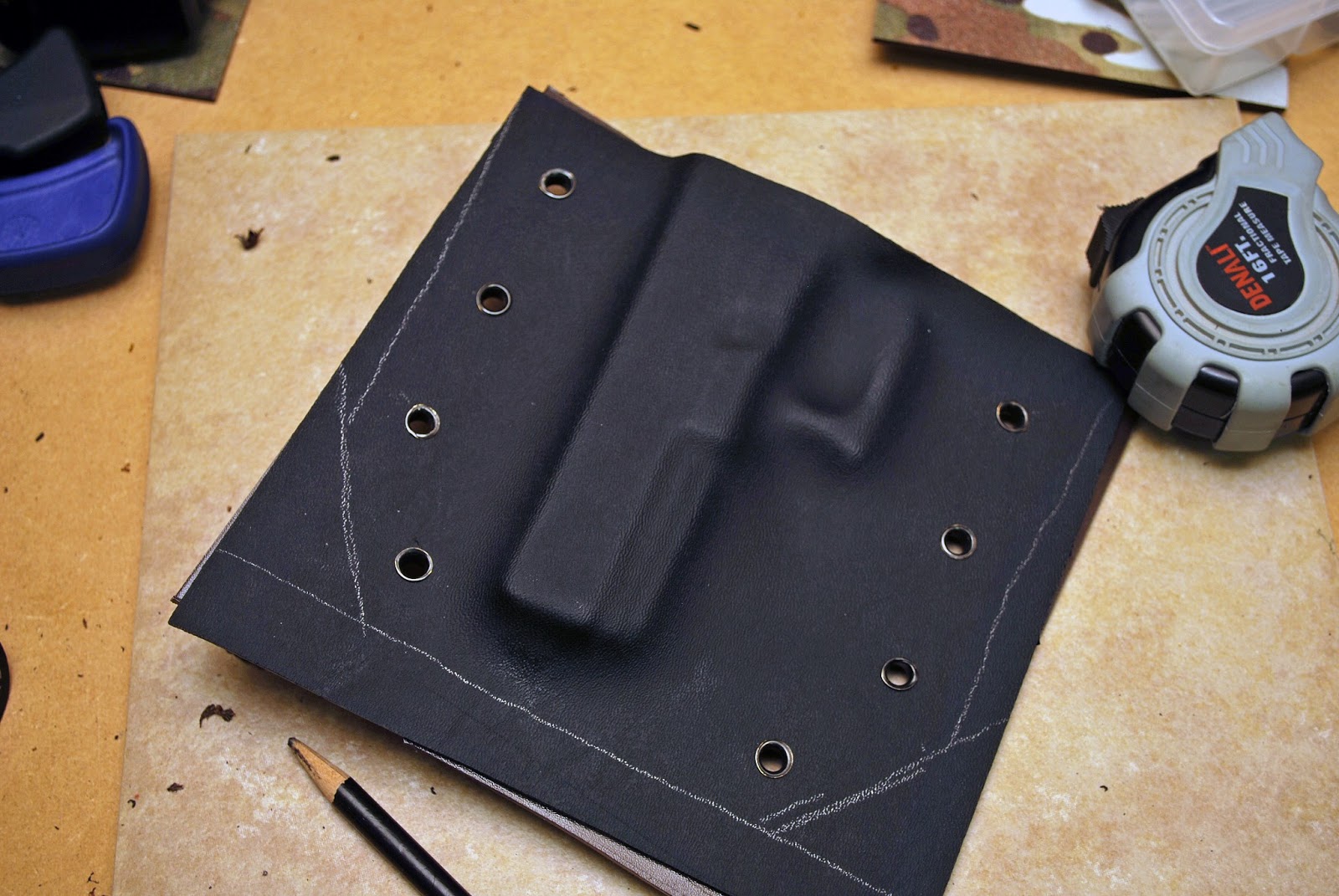 Tactical Oatmeal Glock 21 Gen 4 Multicam Kydex holster