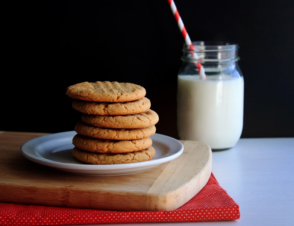 The Busty Baker Honey Peanut Butter Cookies