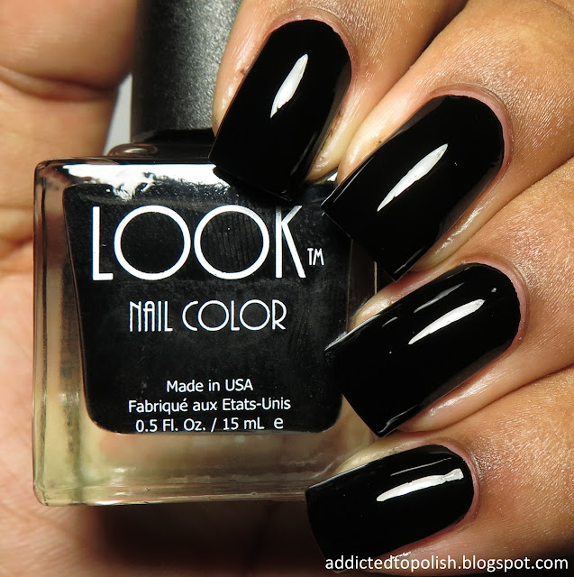 look nail color black