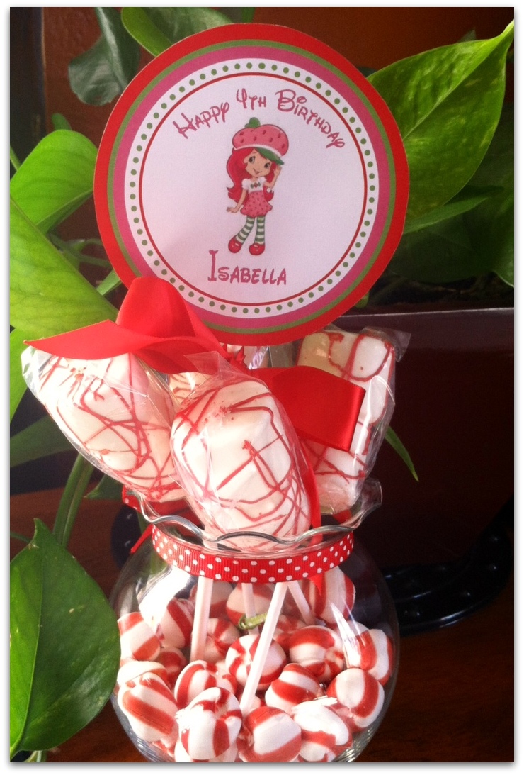 MKR Creations: Strawberry Shortcake Favors