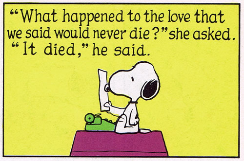 snoopy writing snoopy writing