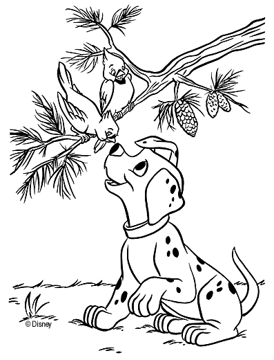 Best Cartoon 4 U 101 Dalmatians Coloring Pages