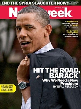 Newsweek changed into a parody