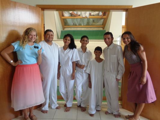 Baptism of Pedro Henrique and Family