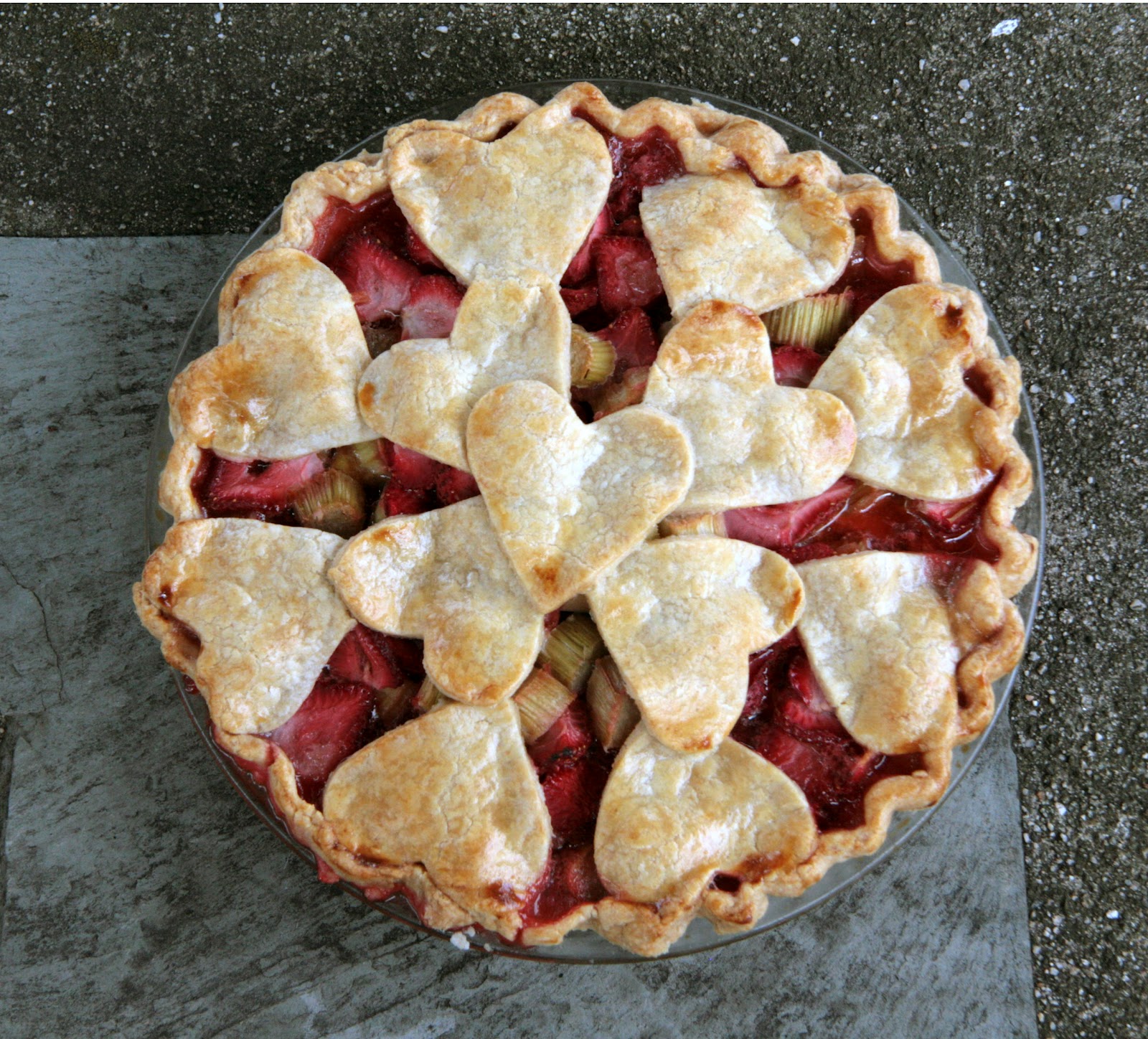 Strawberry Rhubarb Pie » Local Food Rocks