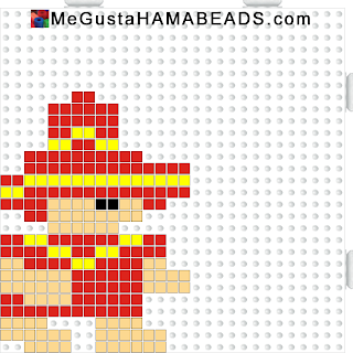 hama beads montezuma