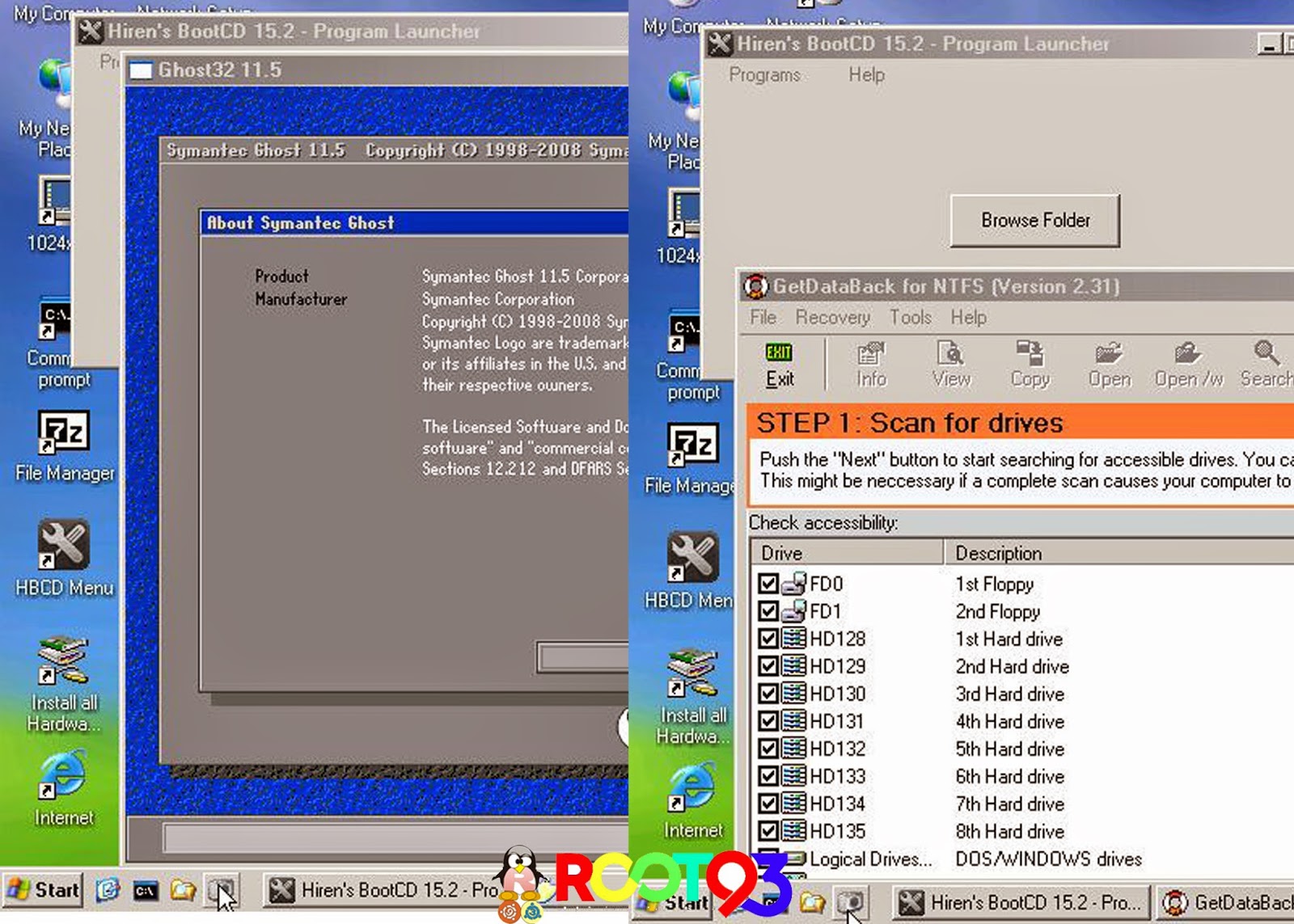 ghost dan getdataback d hirens 15.2